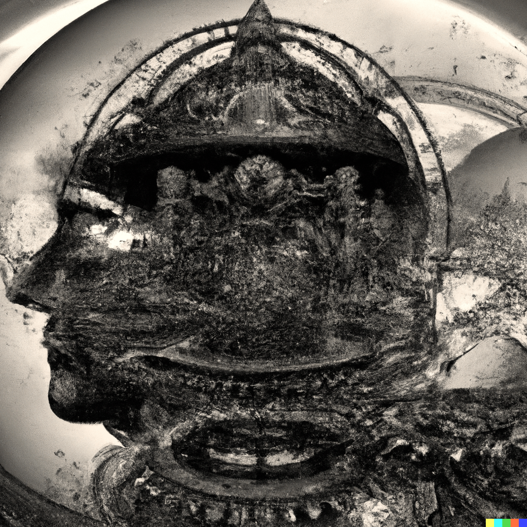 DALL·E 2022-07-16 01.27.32 – in the vast universe there exists a gigantic mechanical magical brain called Boltzmann brain by gustave dore detailed digital illustration CryEngine