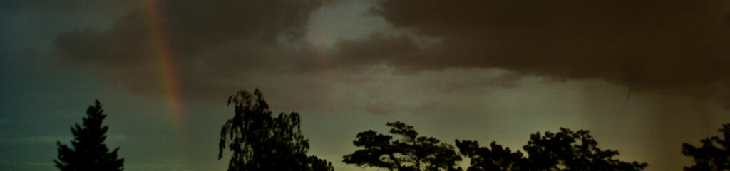 Tornado with Rainbow