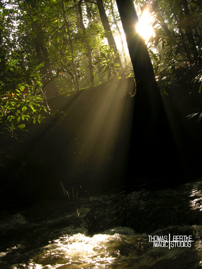 Sun Touches The River
